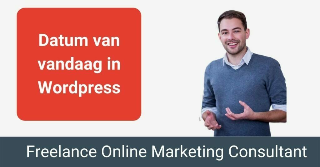 Datum van vandaag in WordPress plaatsen