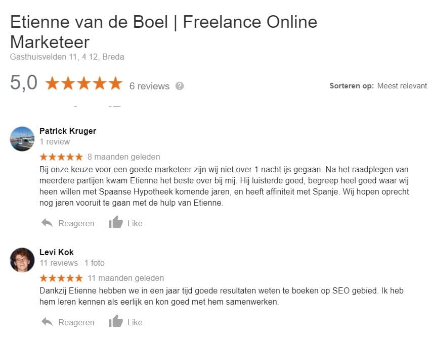 reviews etiennevandeboel